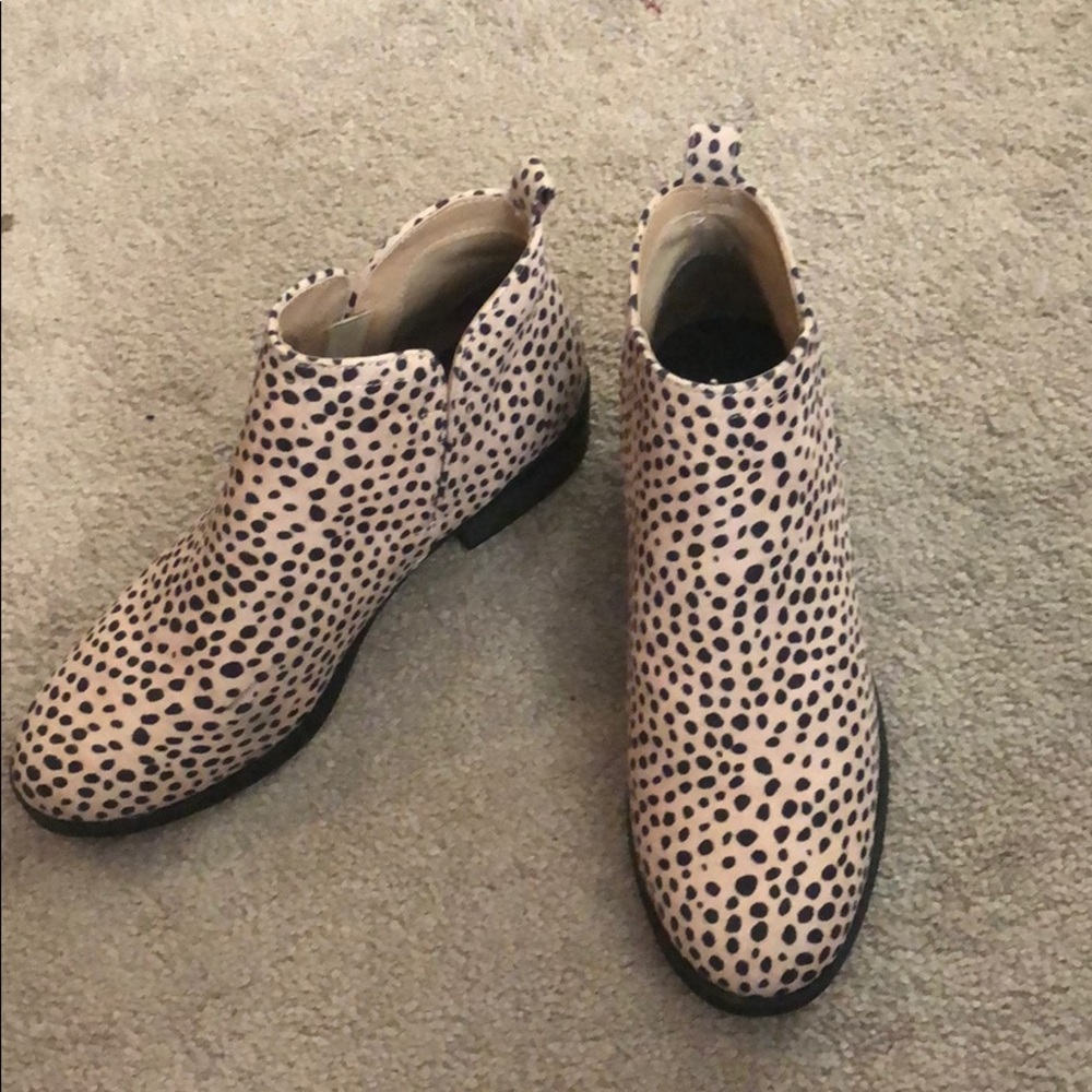 Leopard Print Booties